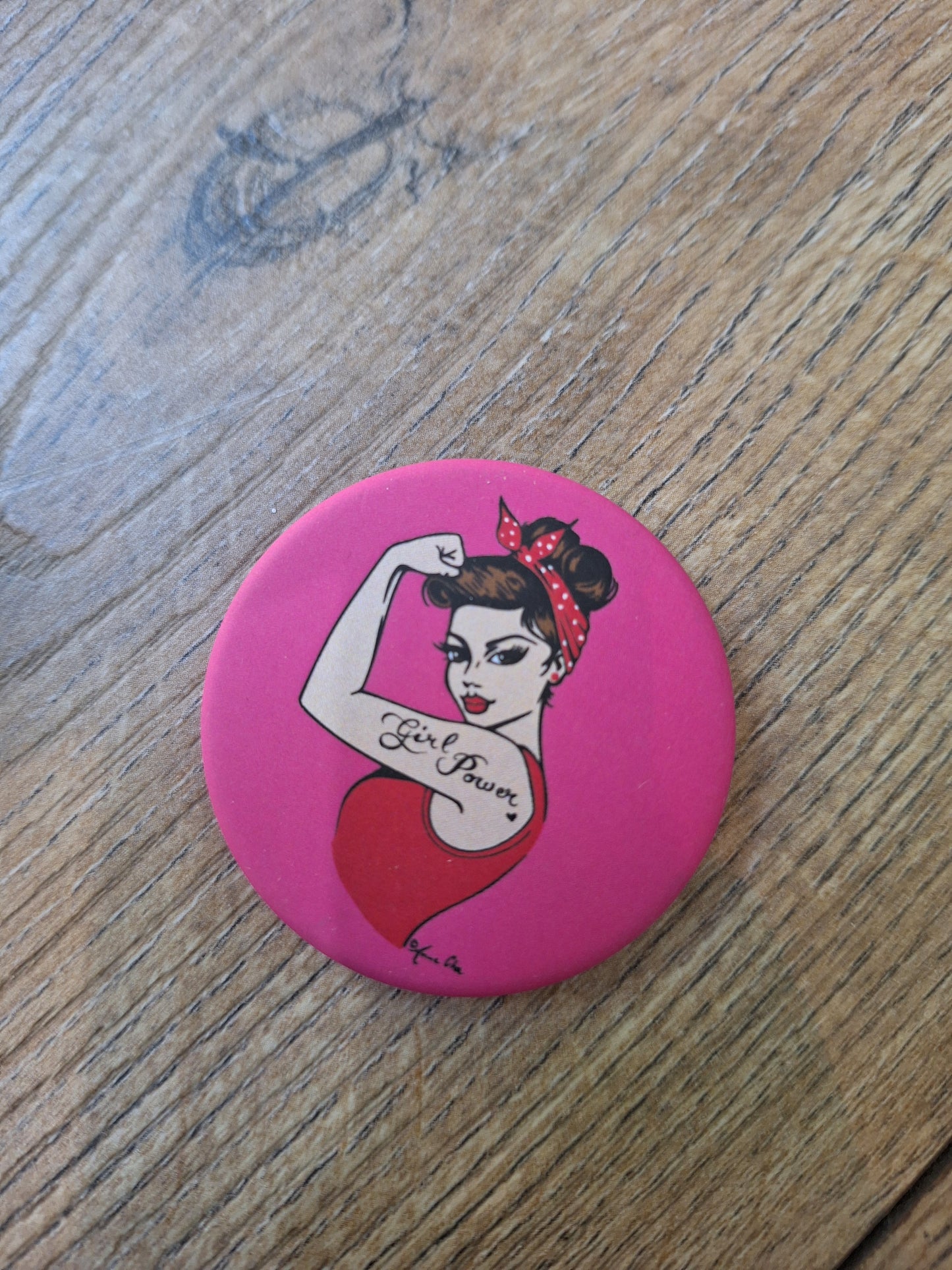 Broche "GIRL POWER" XS